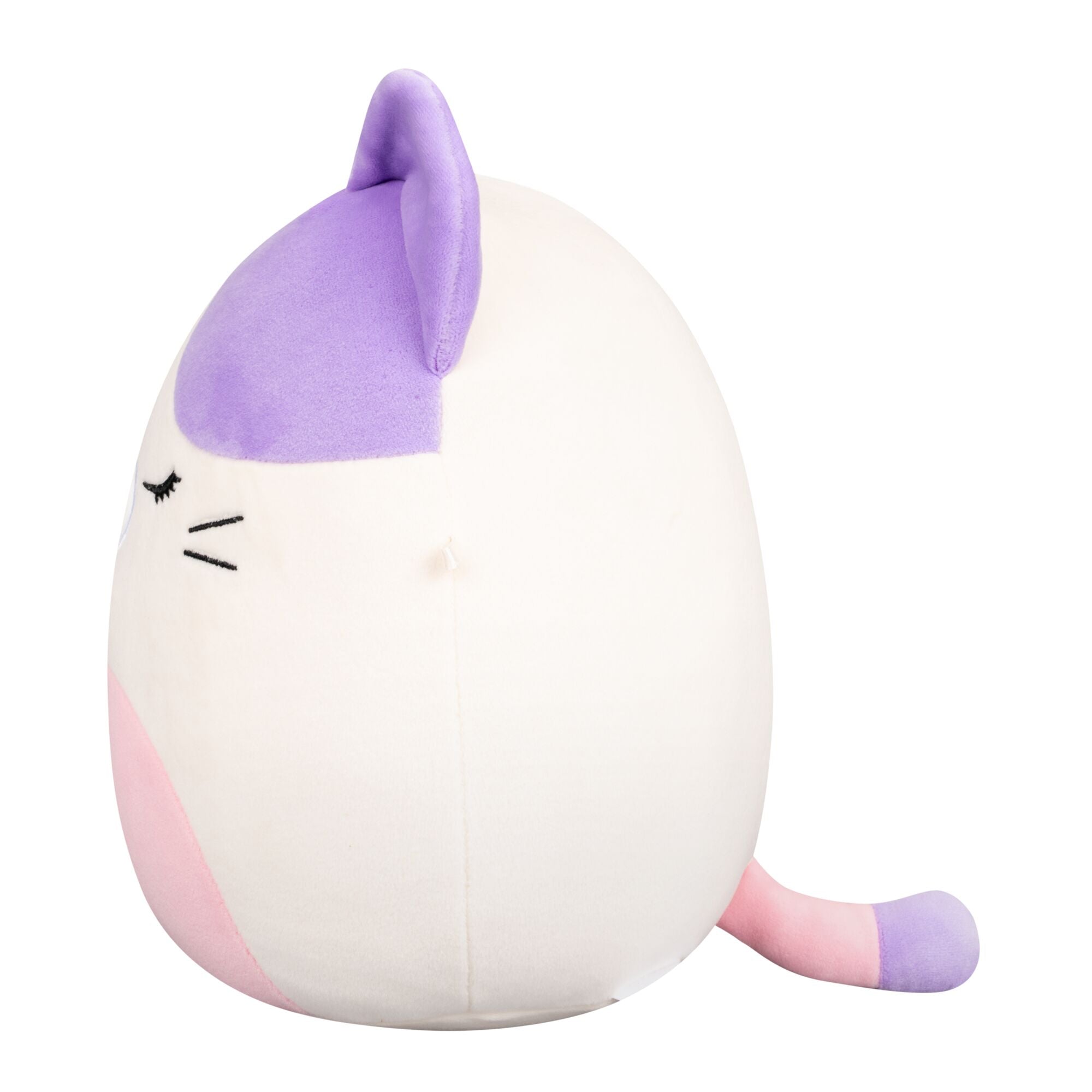 8-Inch Nell the Pink And Purple Calico Cat - Image 3